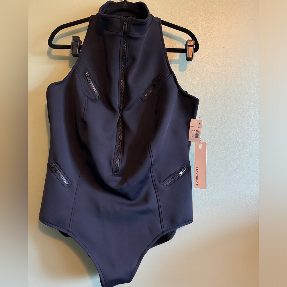 Plus Size - Black Scuba Coco One Piece Magicsuit by Miraclesuit